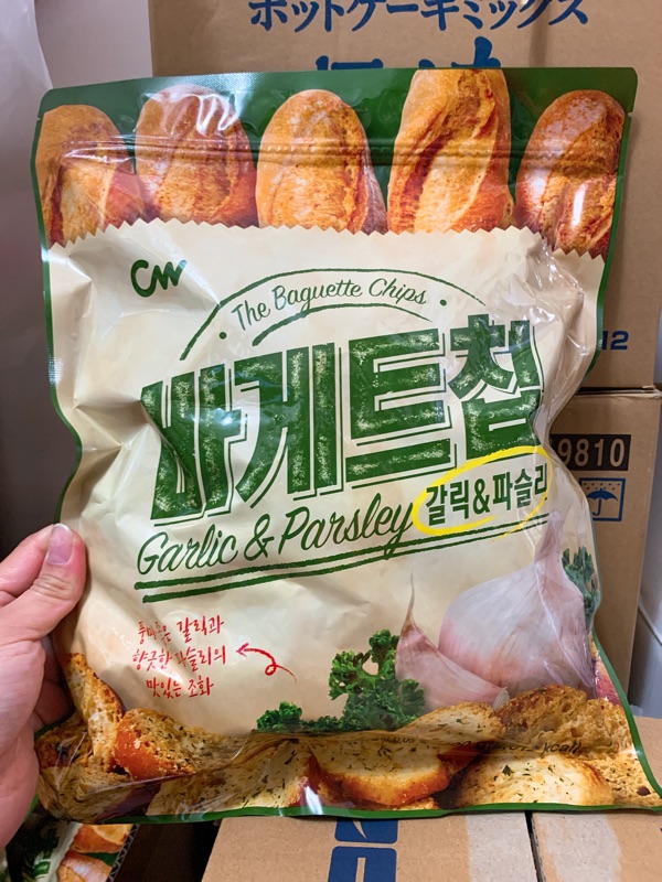 韓國cw 奶油香蒜吐司餅乾400g 大蒜奶油吐司脆餅 蝦皮購物