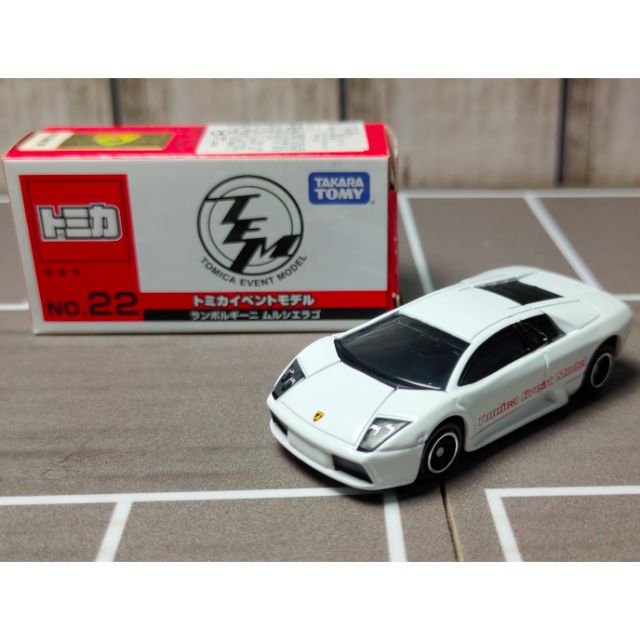 Tomica 會場限定 三星 no.22 藍寶堅尼 白牛 Lamborghini murcielago