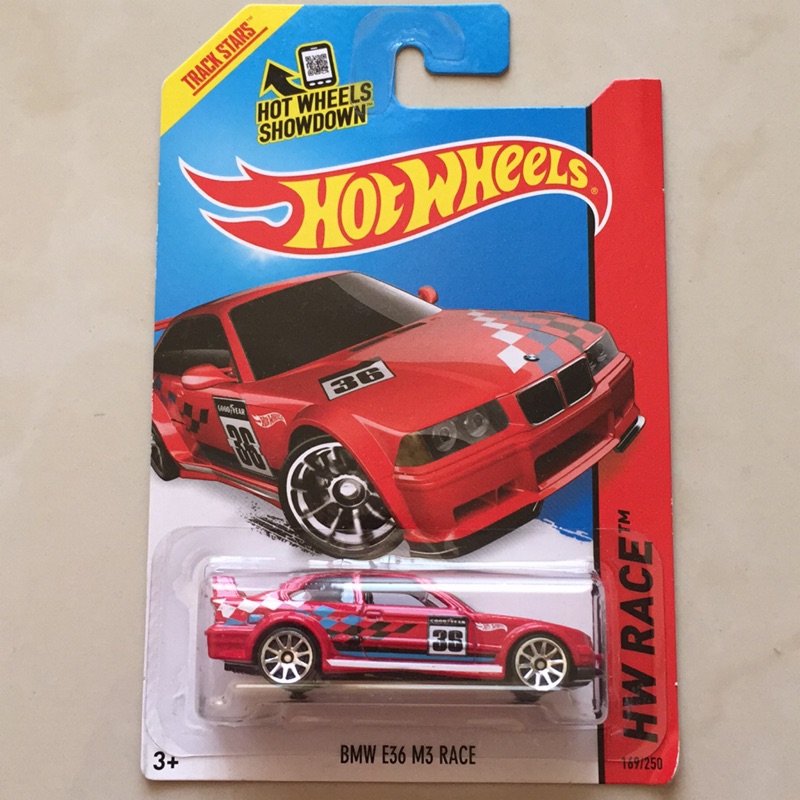bmw e36 m3 race hot wheels