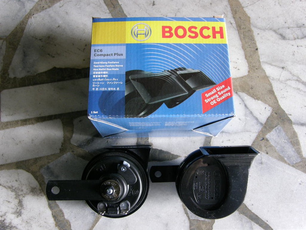 德國 BOSCH 螺型喇叭 蝸牛喇叭 汽車喇叭 EC6喇叭 (12V大功率:一組兩顆) 機車可用