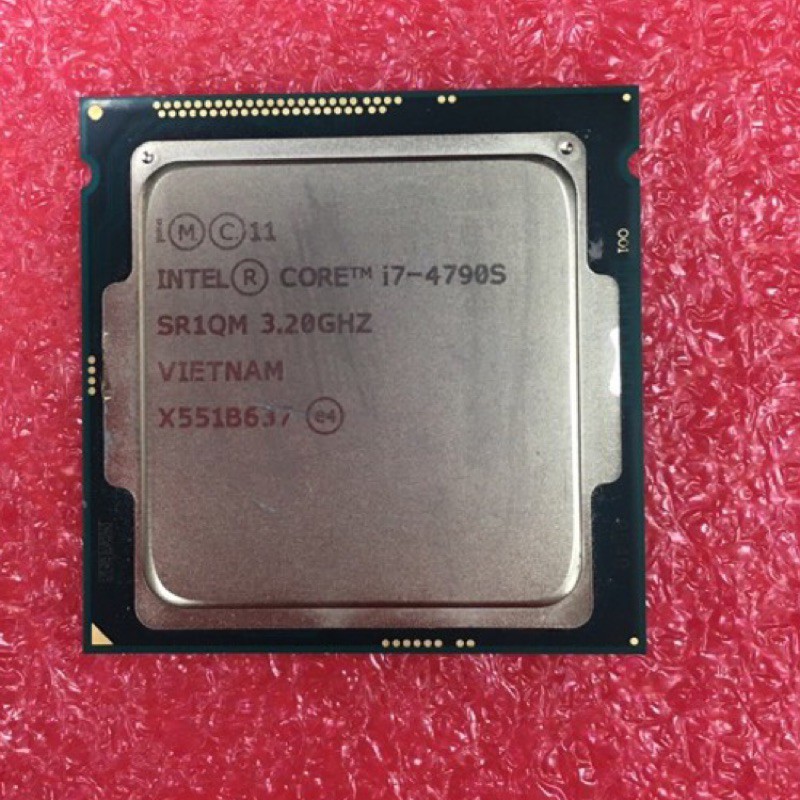 Intel i7 4790S 3.2Ghz，升級拆下，功能正常，無風扇