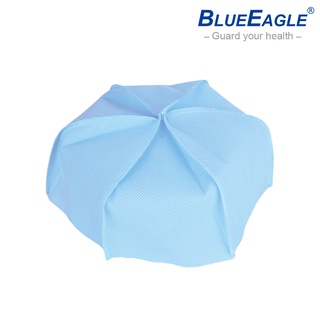 藍鷹牌 拋棄式藍色衛生帽襯50頂 不織布透氣材質 適用工程帽安全帽 NP-300A