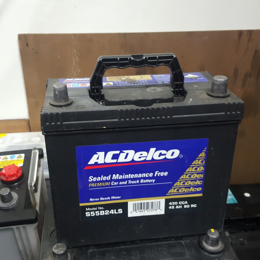 (二手中古電池) ACDelco 55B24LS-SMF 免保養汽車電池 數值漂亮，品項優