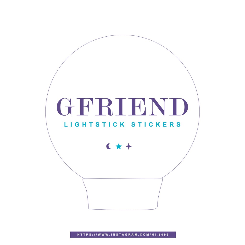 99 Gfriende成員鐳射貼紙 英文版 蝦皮購物