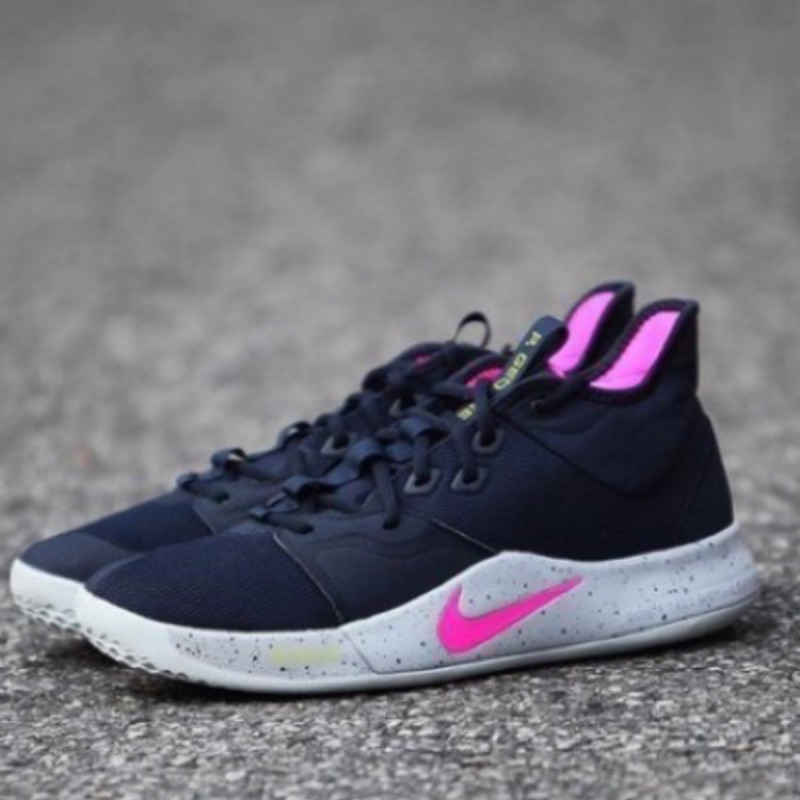 Nike XDR籃球鞋PG 3 EP 藍粉紅男鞋Paul George 3
