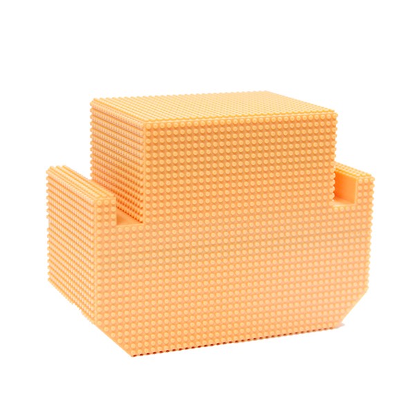 【nanoblock】趣味樂高收納盒-粉橘/SBX-02/台灣總代理公司貨
