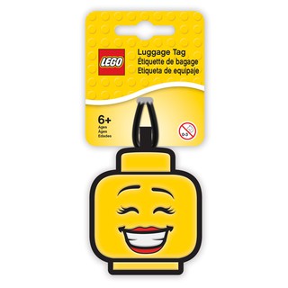 公主樂糕殿 LEGO 樂高 人物笑臉(女)造型行李吊牌 51168