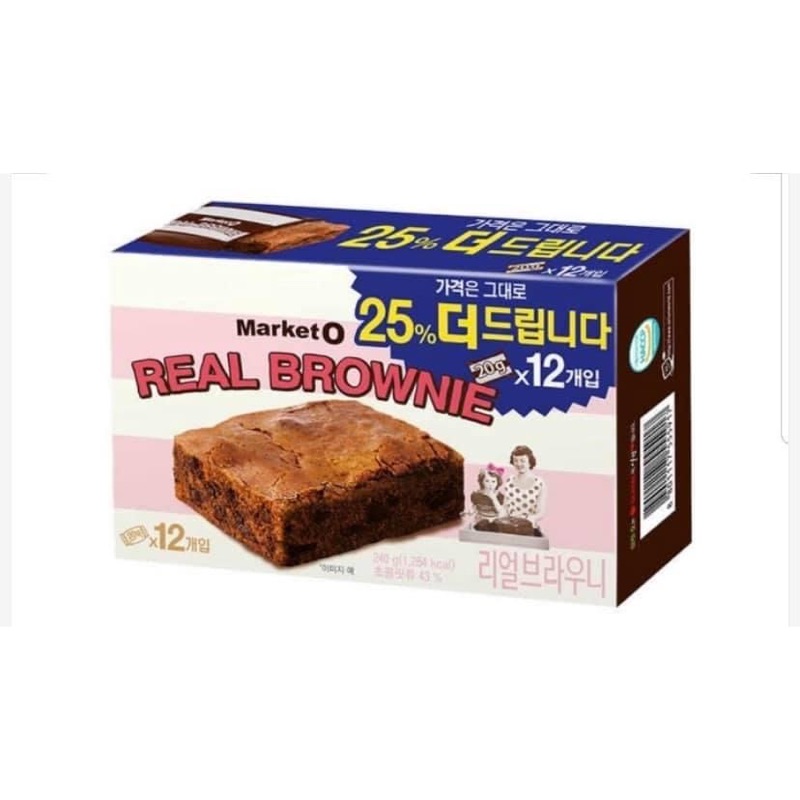 韓國 ORION 好麗友 Market O 巧克力布朗尼蛋糕