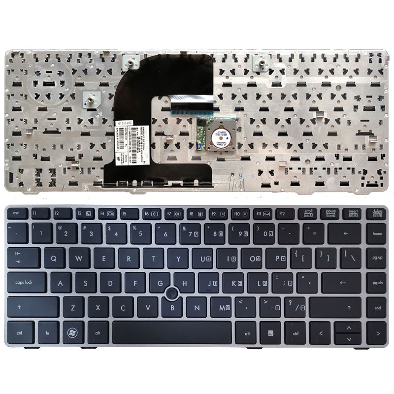 美國筆記本電腦鍵盤適用於 HP EliteBook 8470B 8470P 8470 8460 8460p 8460w