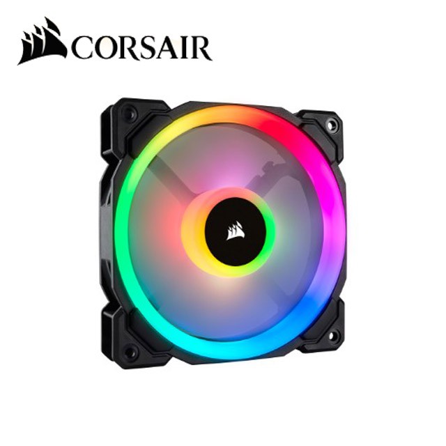 CORSAIR海盜船 LL120 RGB/12cm/雙光環RGB/PWM/單風扇