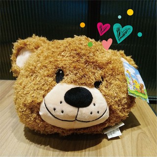 ＊正版＊ 梨花熊絨毛化妝包 收納包 隨身包 零錢包 手機包 兒童包 Suzy's Zoo Boof（背面可放票卡）