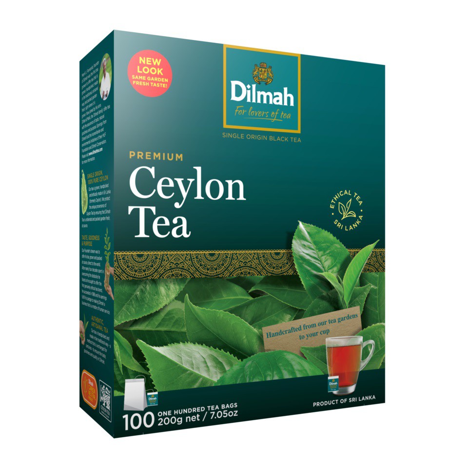 帝瑪 Dilmah (蒂瑪) 紅茶 錫蘭紅茶 斯里蘭卡第一品牌 100%小紅茶包 2g*100入*24盒/箱