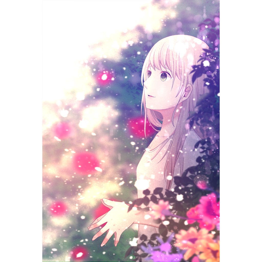 交換的少女2 明信片 花叢中的小紗 蝦皮購物