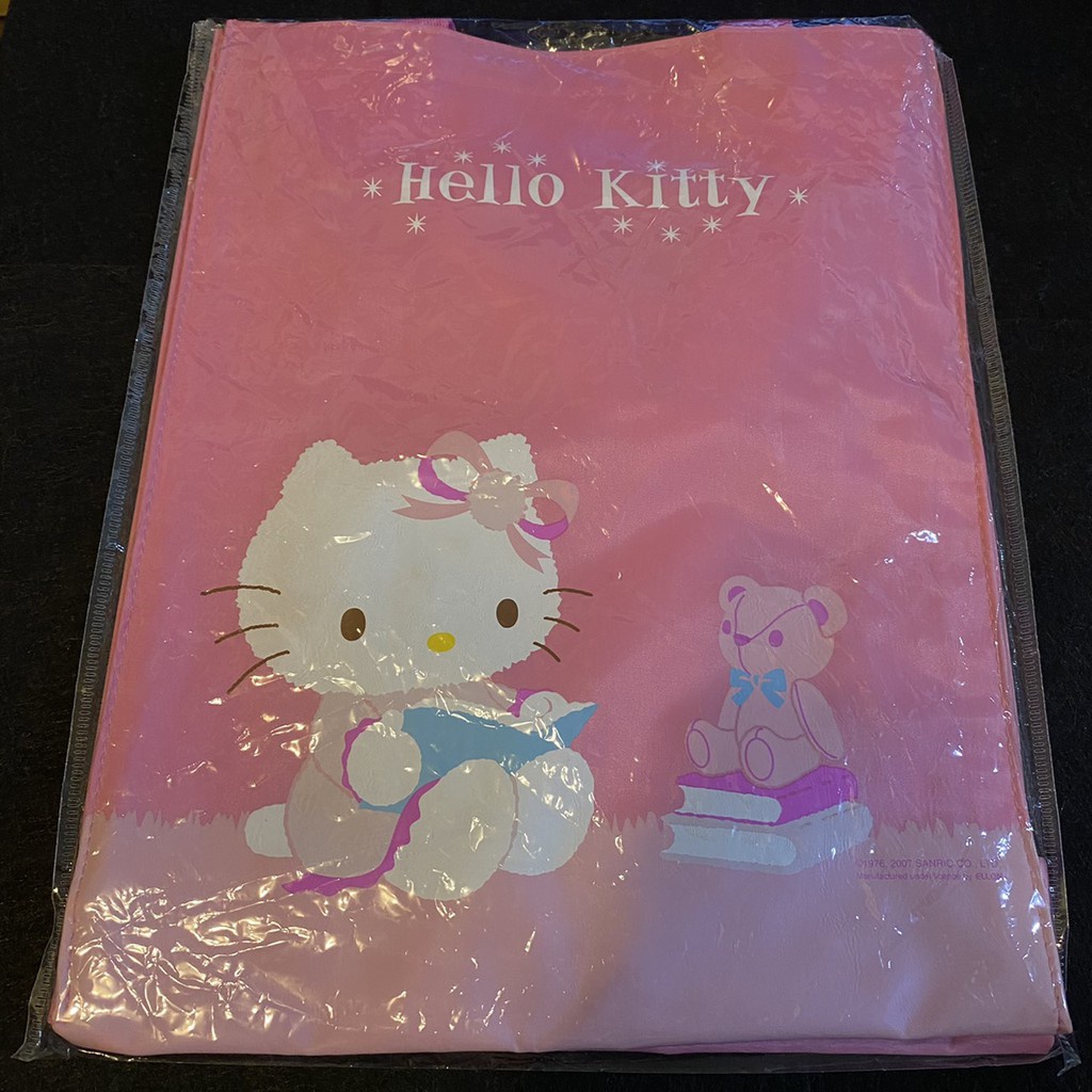 【三麗鷗Hello Kitty】KT凱蒂貓 日本限定 可愛手提袋 提袋 手提袋 布袋 補習袋