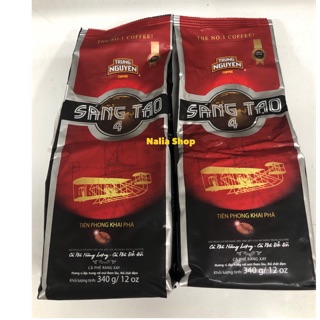 越南進口 TRUNG NGUYEN 中原 SANG TAO 創意4號滴漏香醇咖啡粉340g/1包。現貨商品。