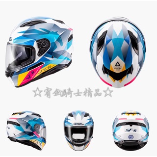 ☆宥鈞機車騎士精品☆ SF-6 獨角獸SOL SF-6 SF6 全罩帽鏡片配件區