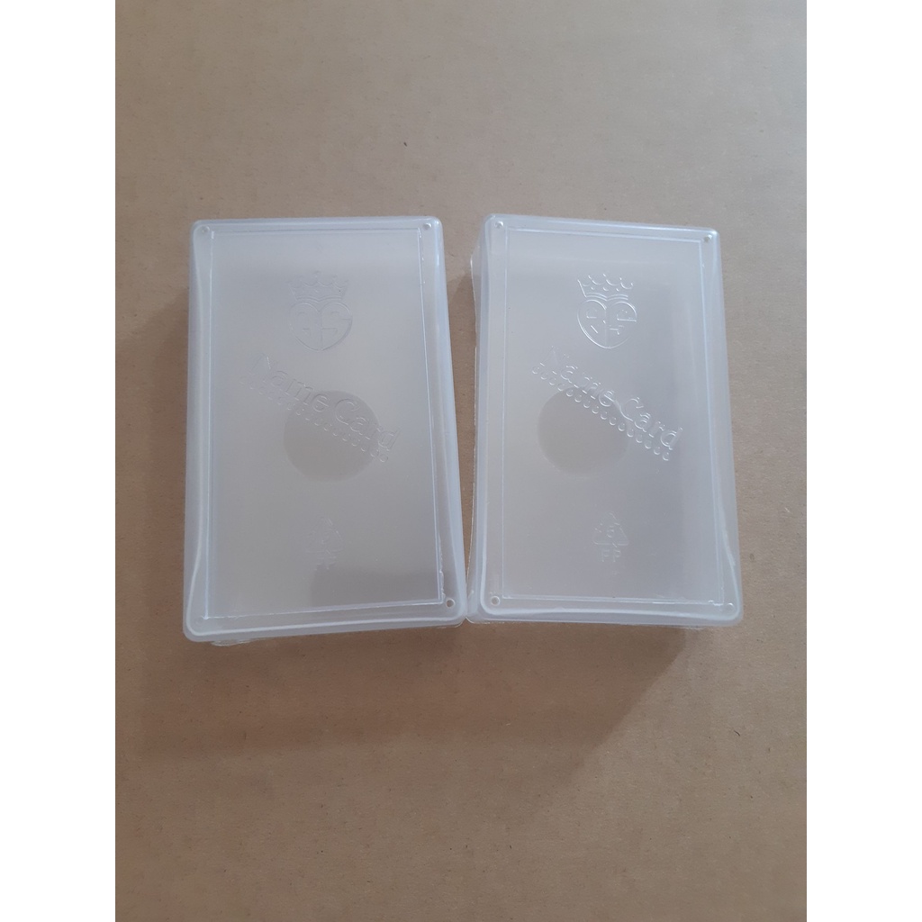 名片盒    名片塑膠盒    塑膠盒    半透明(上下盒蓋)