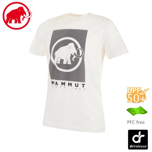 【MAMMUT 長毛象 男 Trovat T-Shirt 短袖上衣《白》】1017-07292/t恤/排汗衣//悠遊山水