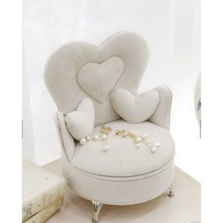 現貨 日本asoko 家具風袖珍化妝台愛心雙人沙發馬卡龍色小櫃子雙開衣櫃項鍊戒指耳環收納飾品收納盒 蝦皮購物