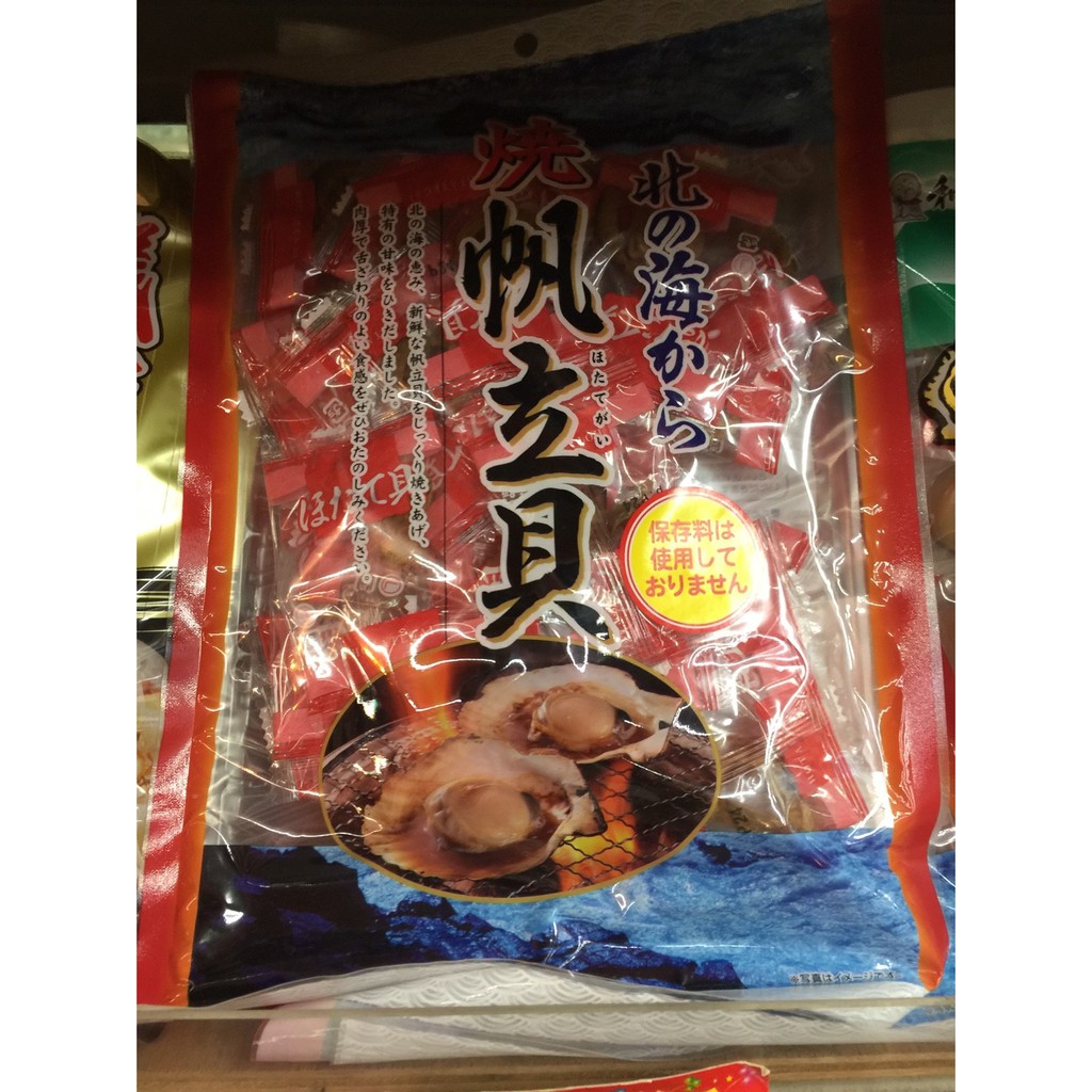 ✿打東東小舖✿ 日本 一榮 燒帆立貝 110g 北海 干貝糖 零食 即期 日韓 出清 促銷