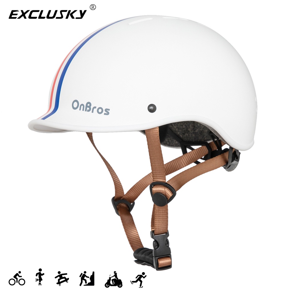 欣欣運動城市騎行安全帽  輪滑安全帽 OnBros 熱銷新款城市頭盔電動自行車安全帽公路騎行頭盔
