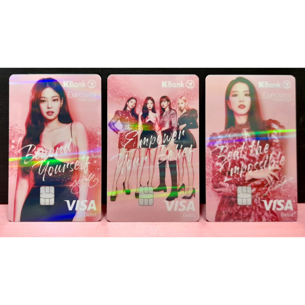 Blackpink 閃卡 JISOO JENNIE Rosé LISA 簽名 小卡 特典