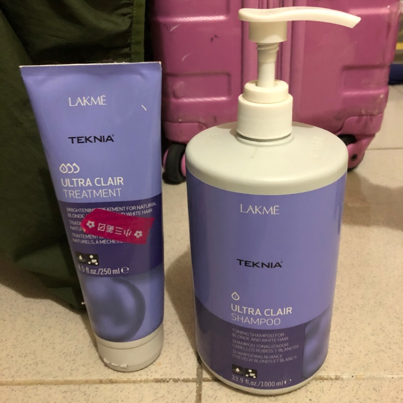 萊肯矯色洗髮精與髮膜 LAKME TEKNIA shampoo &amp; treatment