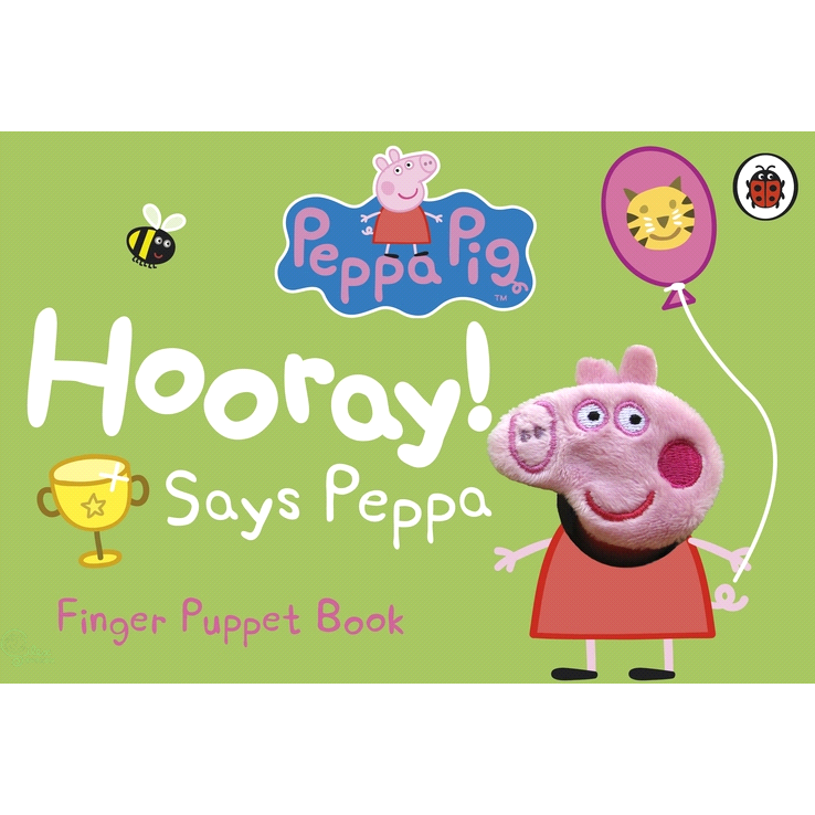 Peppa Pig: Hooray! Says Peppa Finger Puppet Book (指偶硬頁書)