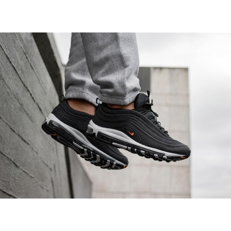 nike air max 97 orange black