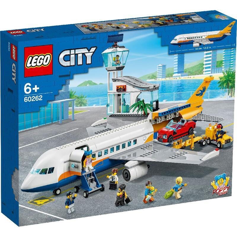 《傑克玩樂高》LEGO 樂高 60262 city 城市 客機 飛機