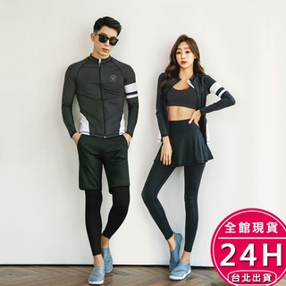 【梨卡】隔日到貨 泳衣 泳裝 水母衣 情侶泳衣 長袖泳衣 防曬泳衣 防寒衣 海邊CR6509 CR6519【現貨24H】