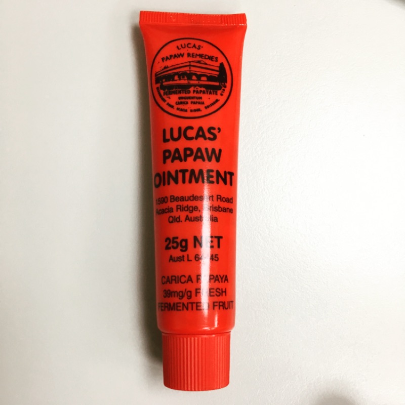 百年品牌「Lucas Papaw Ointment」 天然木瓜霜 萬用霜 (25g) 老牌 全新品