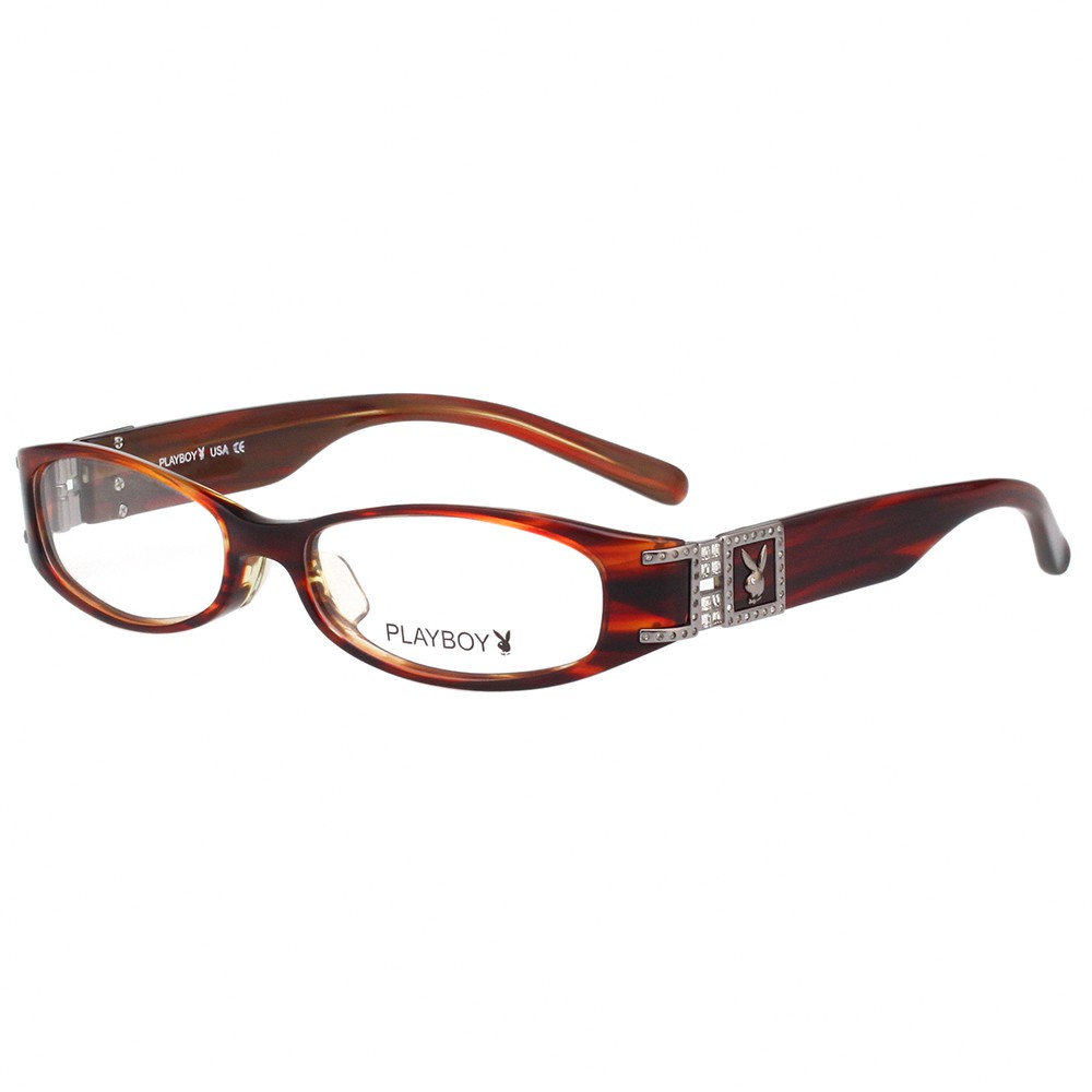 PLAYBOY鏡框 眼鏡(咖啡紅)PB85099
