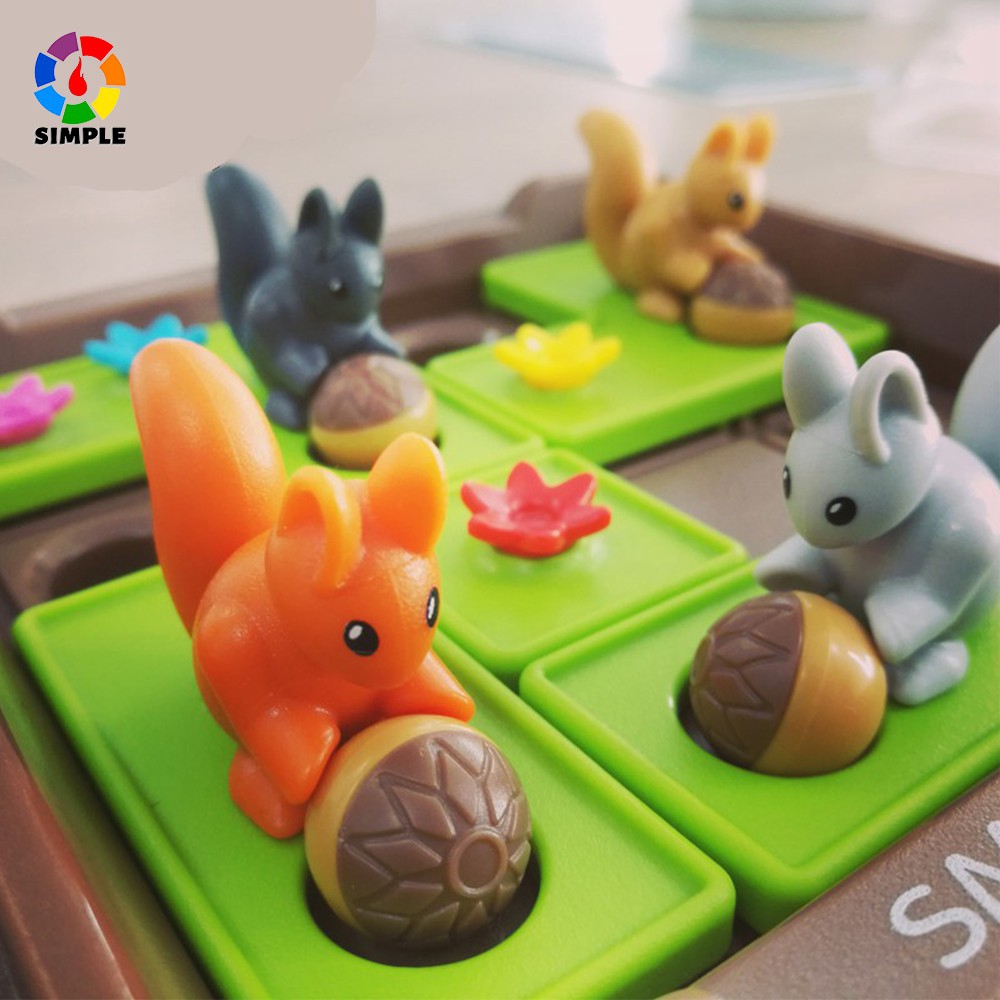 【桌遊志】比利时smartgames疯狂松鼠桌面游戏儿童益智玩具逻辑桌游便携6岁