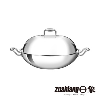 【日象】3層複合金不鏽鋼炒鍋(直徑40公分) ZONP-W01-40S 全304不鏽鋼炒鍋 深炒鍋 頂級炒鍋