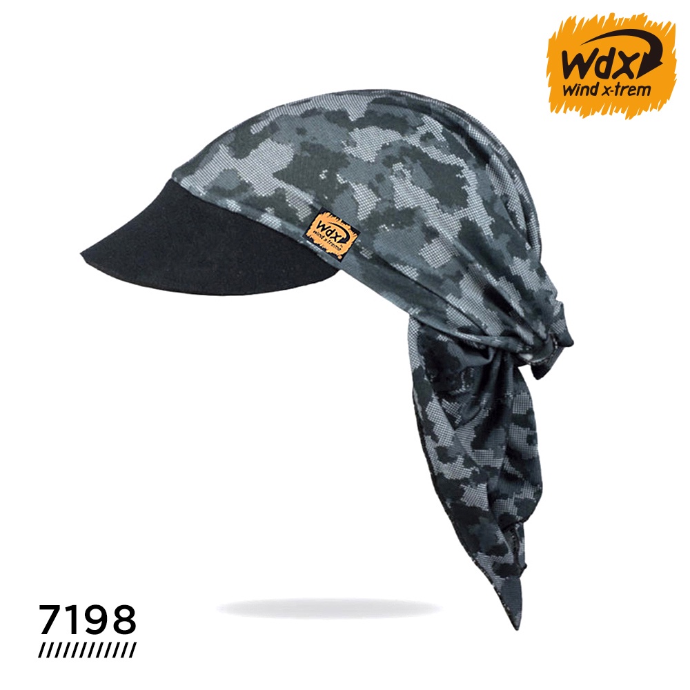 Wind X-Treme 多功能綁帶頭巾帽 PEAK WIND 7198 DIGITAL CAMO BLACK