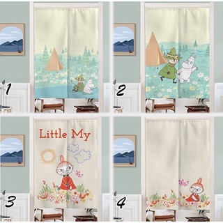 嚕嚕米 moomin 門簾 送伸縮桿 半簾 風水簾 風水門簾 卡通門簾 訂製門簾河馬