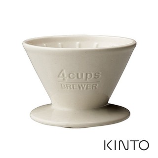 【日本KINTO】SCS陶瓷濾杯4杯(白/灰/金屬黑)《WUZ屋子》咖啡器皿 濾茶