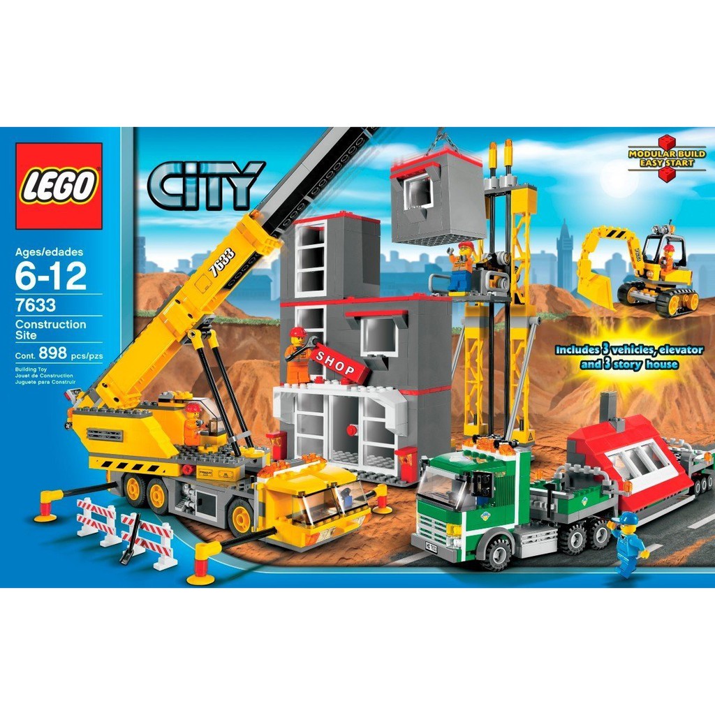 樂高 Lego 7633 City 城市建築工地(城市系列/吊車)