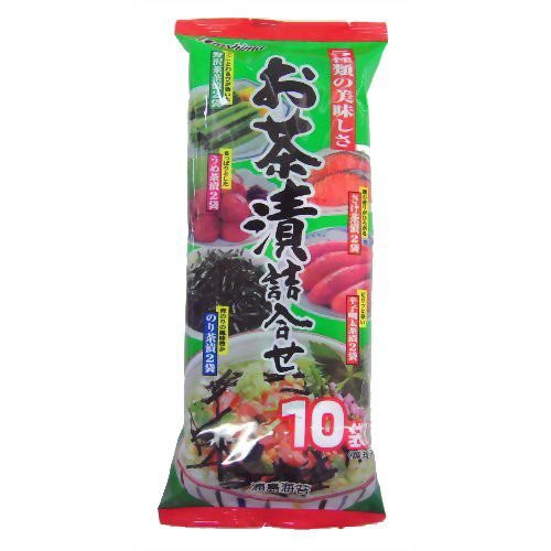 日本浦島綜合茶漬 10入  お茶漬詰合せ 日本茶漬飯  茶泡飯   沖泡式茶泡飯  urashima 浦島海苔