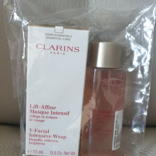 克蘭詩CLARINS V型緊緻抗引力面面膜15ml 彈力精華露50ml