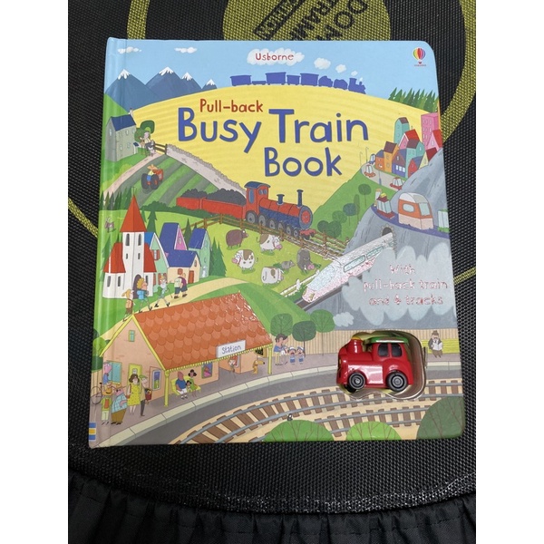 usborne pullback busy train book 軌道書 蝦皮購物