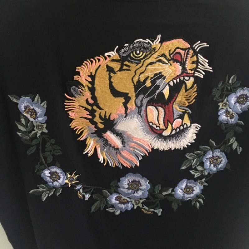 Gucci 老虎刺繡復古t Shirt 蝦皮購物
