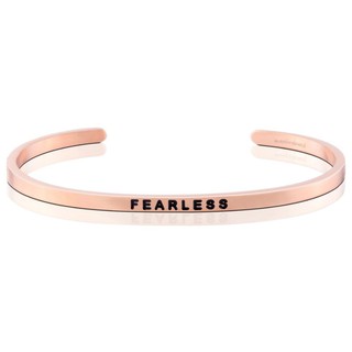 MANTRABAND Fearless 無所畏懼 勇敢追夢 銀/金/玫瑰金手環