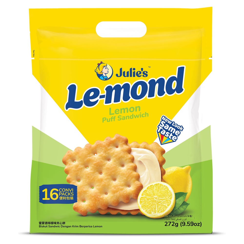 茱蒂絲-雷蒙德檸檬味夾心餅乾(提袋裝)Julie's Le-mond Lemon Flavoured Sandwich