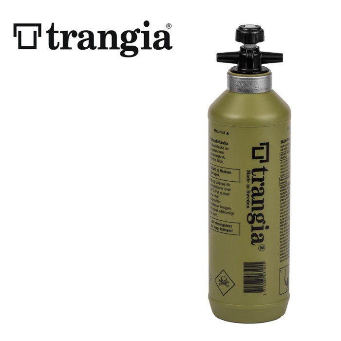 【Trangia 瑞典】Fuel Bottle 0.5L 燃料瓶 橄欖綠 (506105)