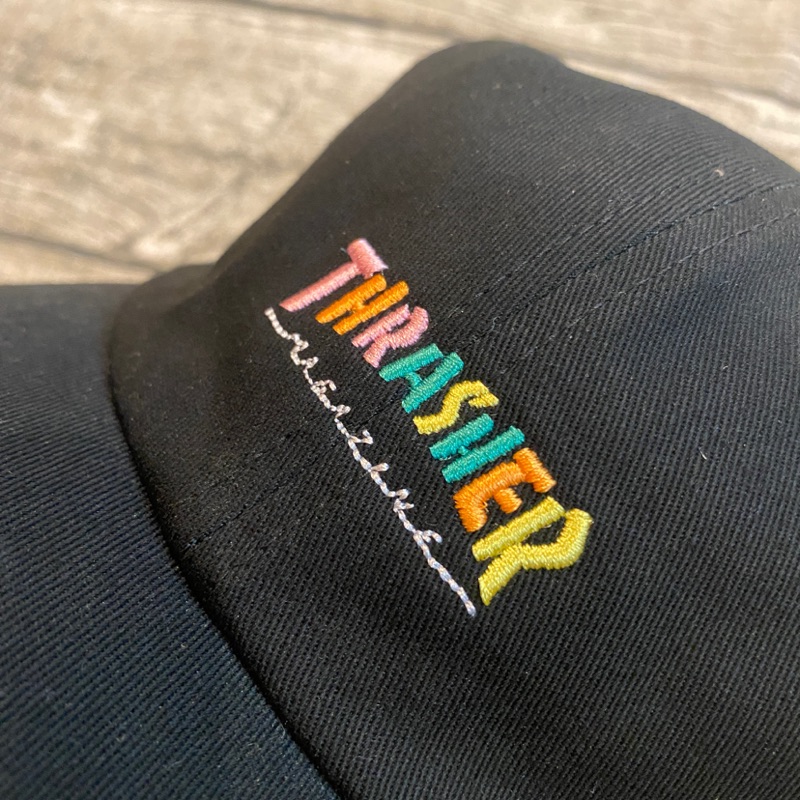 Thrasher 90s  電繡配色 彎帽 老帽