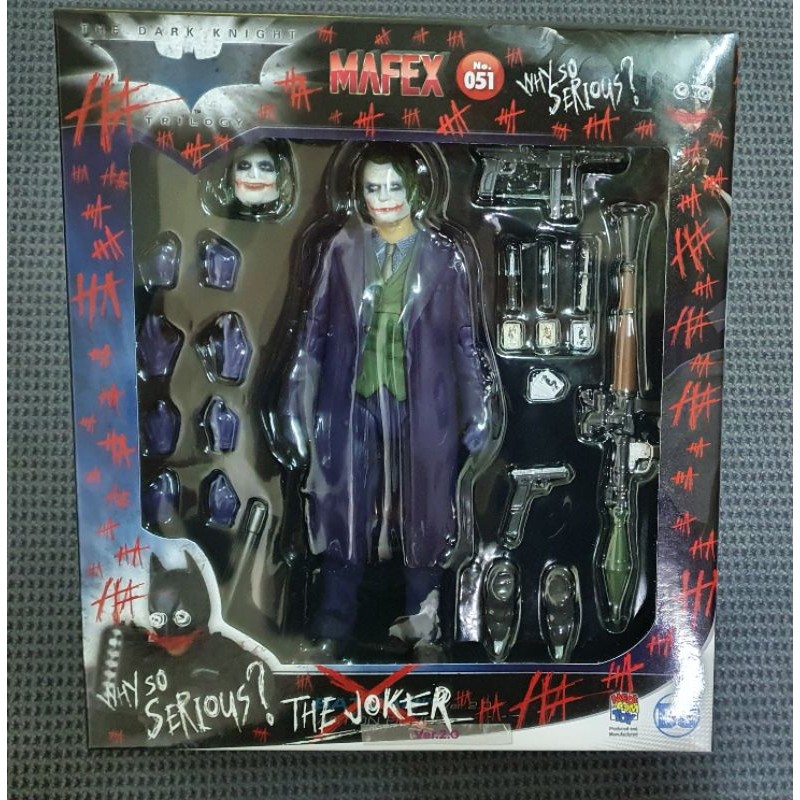 MAFEX 蝙蝠俠 黑暗騎士 JOKER 小丑 2.0