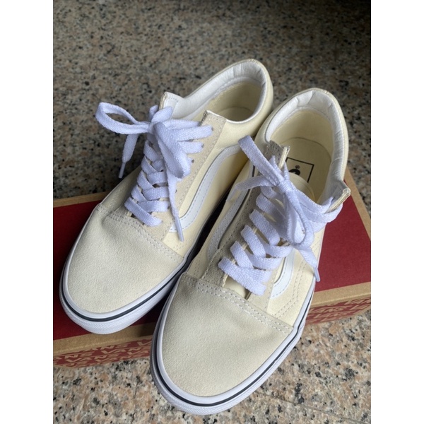 Vans Old Skool Classic White/True White 麂皮+帆布 經典米白色