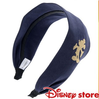 日本迪士尼 Disney 米奇 絨面髮帶 髮飾 髮圈
